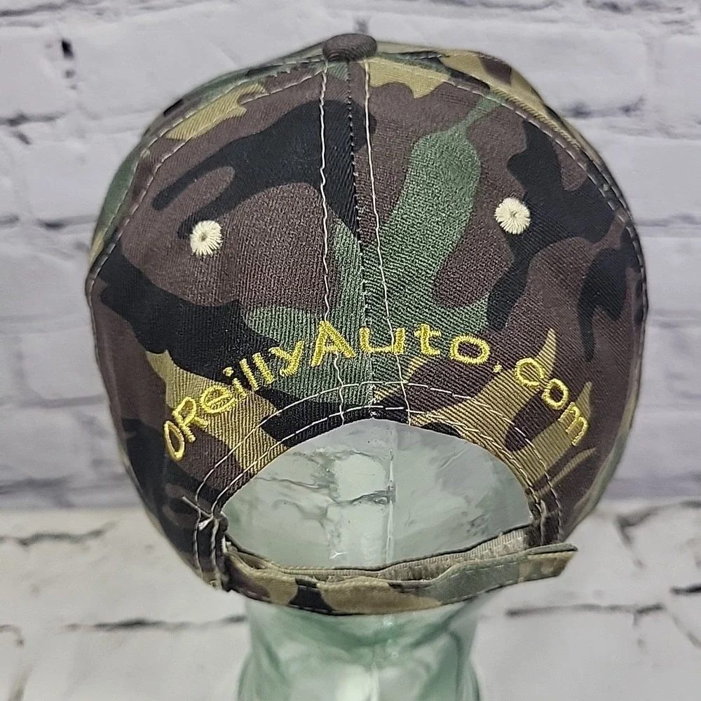 O'Reilly Auto Parts Hat Mens One Size Camo Brand Logo Work‎ Crew Ball Cap